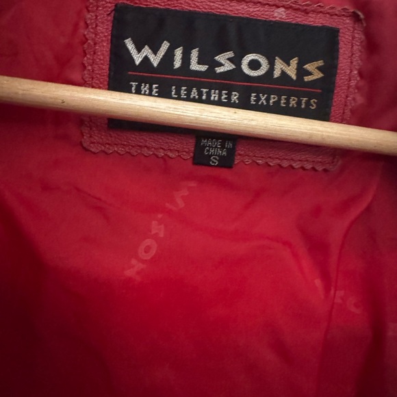 Red Leather Jacket - Picture 5 of 6